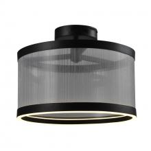 Artcraft AC11893SL - Cora Integrated LED Semi Flush Mount, Silver