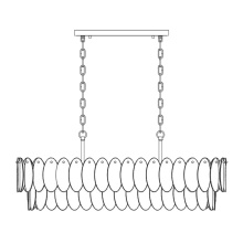 Artcraft AC12264SN - SERENA COL CHANDELIER ISLAND