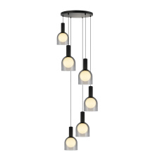 Artcraft SC13386BK - JUNA COLLECTION 6LT PENDANT