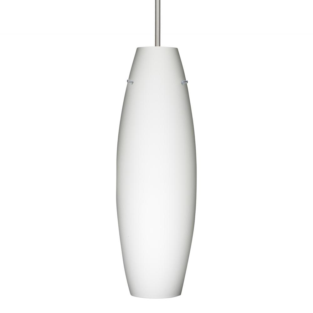 Besa Suzi 18 Pendant Opal Matte Satin Nickel 1x11W LED