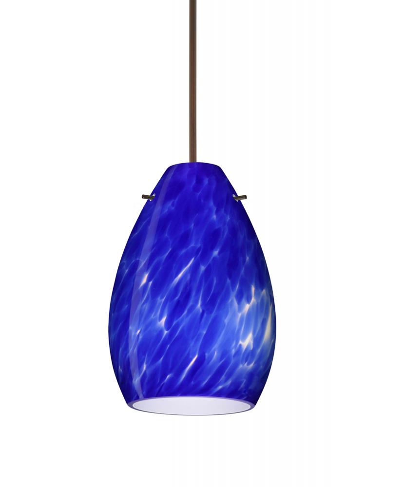 Besa Pendant Pera 6 Bronze Blue Cloud 1x50W Halogen