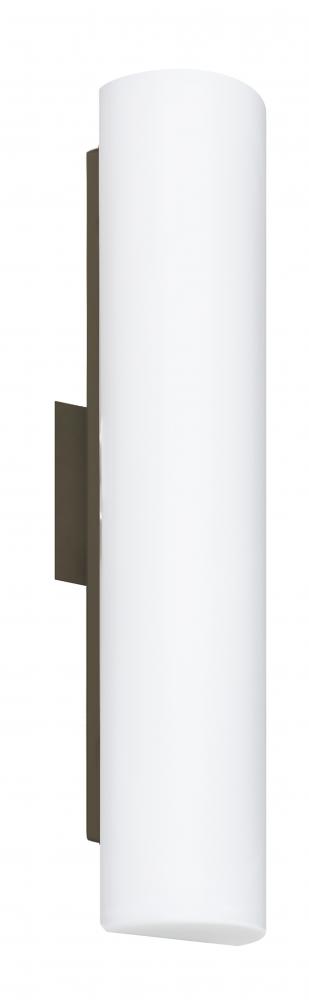 Besa Wall Baaz 20 Bronze Opal Matte 2x5W LED