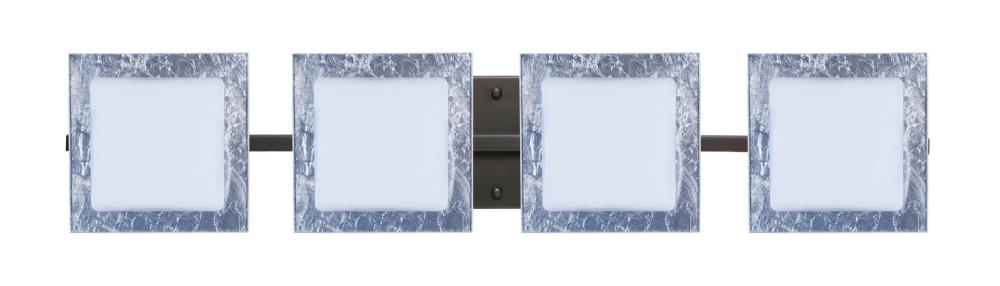 Besa Wall Alex Bronze Opal/Silver Foil 4x50W G9