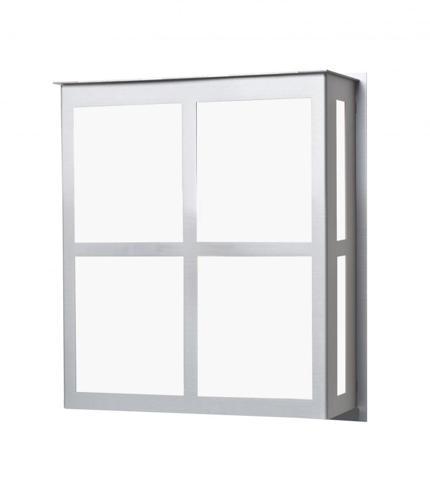 Besa Outdoor Bree 11 Silver Satin White 1x60W B10