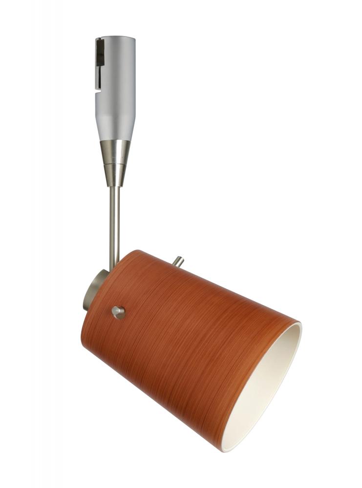 Besa Spotlight With 12" Stem Tammi 3 Satin Nickel Cherry 1x50W Halogen Mr16