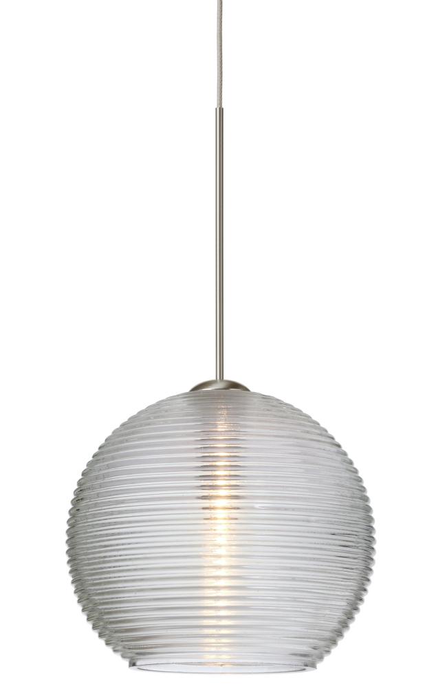 Besa Pendant For Multiport Canopy Kristall 6 Satin Nickel Clear 1x5W LED