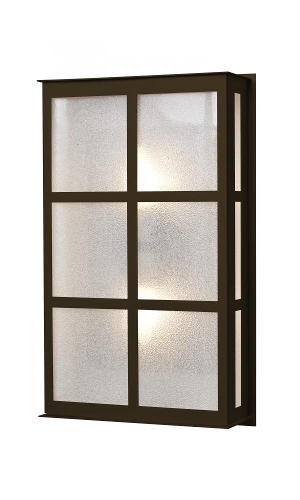 Besa Outdoor Bree 16 Bronze Glitter Glass 2x9W LED