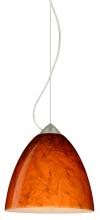 Besa Lighting 1KX-4470HB-SN - Besa Vila Cable Pendant Satin Nickel Habanero 1x60W Medium Base