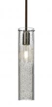 Besa Lighting 1TT-JUNI16CL-BR - Besa, Juni 16 Stem Pendant, Clear Bubble, Bronze, 1x60W Medium Base