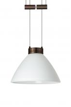 Besa Lighting 1XA-174307-BR - Besa Pendant Domi Bronze White 1x50W Halogen