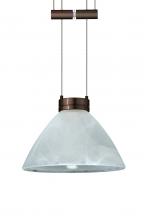 Besa Lighting 1XA-174352-BR - Besa Pendant Domi Bronze Marble 1x50W Halogen