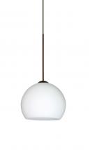 Besa Lighting 1XT-565807-BR - Besa Pendant Palla 5 Bronze Opal Matte 1x50W MAX GY6.35 Base
