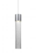 Besa Lighting 1XT-WAND12CL-LED-SN - Besa, Wanda 12 Cord Pendant, Clear Bubble, Satin Nickel Finish, 1x3W LED