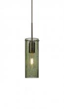 Besa Lighting 1JT-JUNI10MS-BR - Besa, Juni 10 Cord Pendant, Moss Bubble, Bronze, 1x60W Medium Base