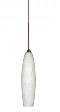 Besa Lighting 1XT-439519-LED-BR - Besa Pendant Zumi Bronze Carrera 1x5W LED