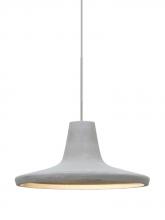 Besa Lighting 1XT-MODUSNA-LED-SN - Besa Modus Cord Pendant, Natural, Satin Nickel Finish, 1x9W LED