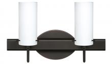 Besa Lighting 2SW-440307-BR - Besa Wall Copa 3 Bronze Opal Matte 2x40W G9