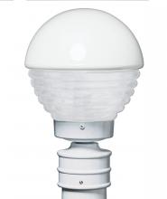 Besa Lighting 306153-POST-FR - Costaluz 3061 Series Post White 1x75W A19