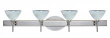 Besa Lighting 4SW-174352-LED-CR - Besa Wall Domi Chrome Marble 4x5W LED