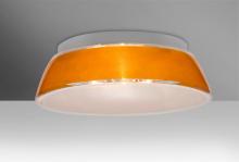 Besa Lighting 9662GDC-LED - Besa, Pica 17 Ceiling, Gold Sand, 3x9W LED