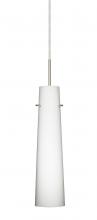 Besa Lighting B-567407-SN - Besa Camino Pendant For Multiport Canopy Satin Nickel Opal Matte 1x40W Halogen