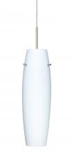 Besa Lighting J-489707-SN - Besa Pendant For Multiport Canopy Suzi 14 Satin Nickel Opal Matte 1x100W Medium Base