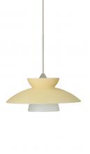 Besa Lighting X-271897-SN - Besa Pendant For Multiport Canopy Trilo 7 Satin Nickel Champagne 1x50W Halogen