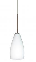 Besa Lighting XP-719807-BR - Besa Pendant Karli Bronze Opal Matte 1x50W MAX GY6.35 Base