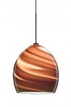 Besa Lighting RXP-1716SK-BR - Besa Pendant Sprite Bronze Smoke Twist 1x50W Halogen