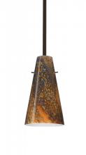 Besa Lighting 1TT-4124CE-BR - Besa Cierro Stem Pendant Bronze Ceylon 1x100W A19