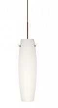 Besa Lighting RXP-412107-BR - Besa Stilo 11 Pendant, Opal Matte, Bronze, 1x50W MAX GY6.35 Base