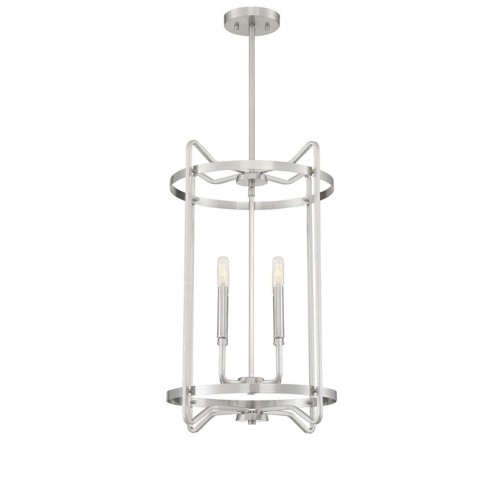 Kent 4-Light Pendant in Satin Nickel