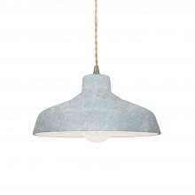 Justice Design Group CER-6260-CONC-ABRS-BEIG-TWST - Small Loft 1-Light Pendant