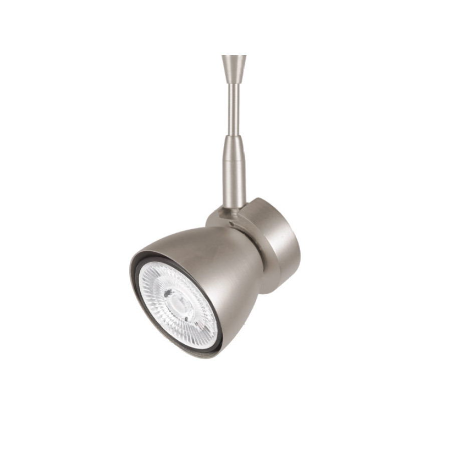 Mint Low Voltage Quick Connect Fixture with Brushed Nickel Metal Shade in Brushed Nickel