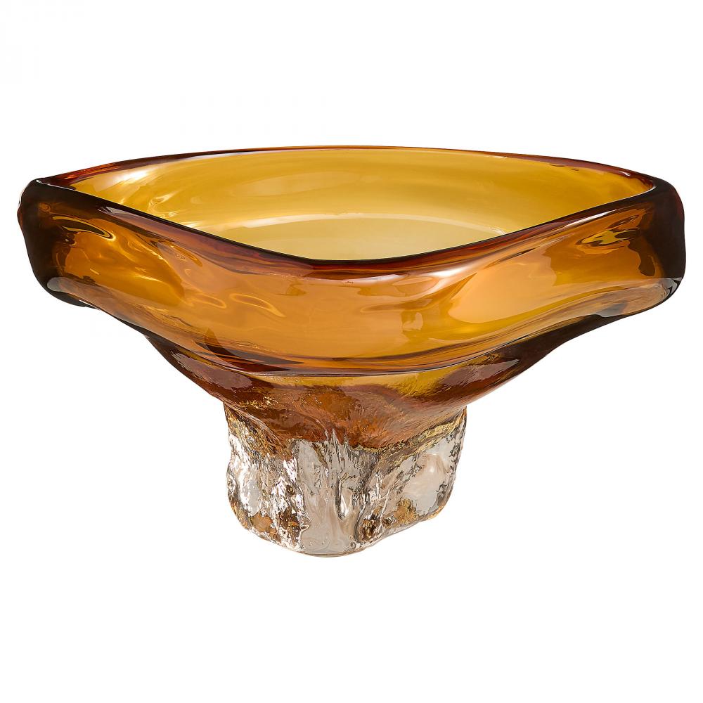 Alistair Bowl Amber Clear - Medium