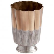 Cyan Designs 10692 - Twin Tones Vase Black And Bronze - Small