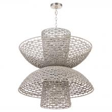 Cyan Designs 11933 - Masasa Chandelier Pale Grey - Nickel
