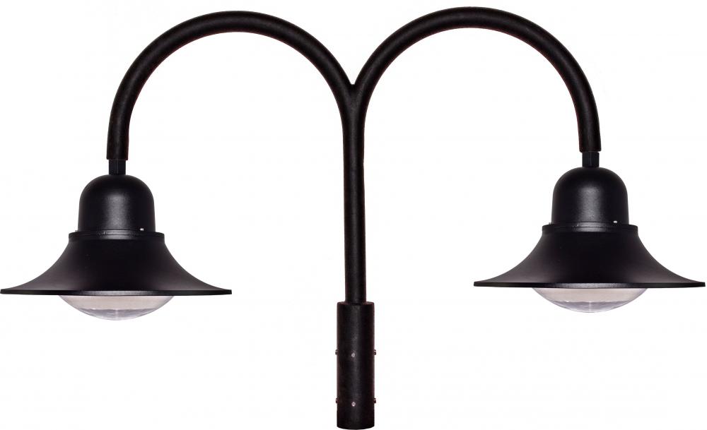 DROP LIGHT POST TOP LIGHT FIX 2 X 60W LED 120-277V