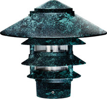 Dabmar D5400-VG - PAGODA FIX 4 TIER 10"TOP 3"BASE INCAND 120V