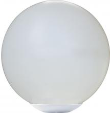 Dabmar D7114-W - 16" GLOBE FIX WHITE  13W DL-S13-GU24 120V