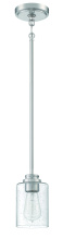 Craftmade 50591-BNK - Bolden 1 Light Mini Pendant in Brushed Polished Nickel