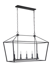 Craftmade 52975-FB - Flynt 5 Light Island in Flat Black