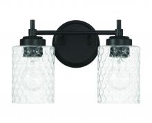 Craftmade 60502-FB - Claire 2 Light Vanity in Flat Black