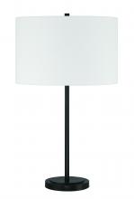 Craftmade 87009FB-T - Jones 1 Light Table Lamp in Flat Black