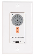 Craftmade IDC2-WALL - IDC2 6-Speed Wall Control, Up-light, Down-light and Reverse functions