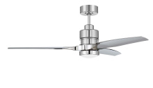 Craftmade SONWF52PLN3-PLNP - Sonnet WiFi 52" 3-Blade Ceiling Fan in Polished Nickel w/ Polished Nickel Polycarbonate Blades