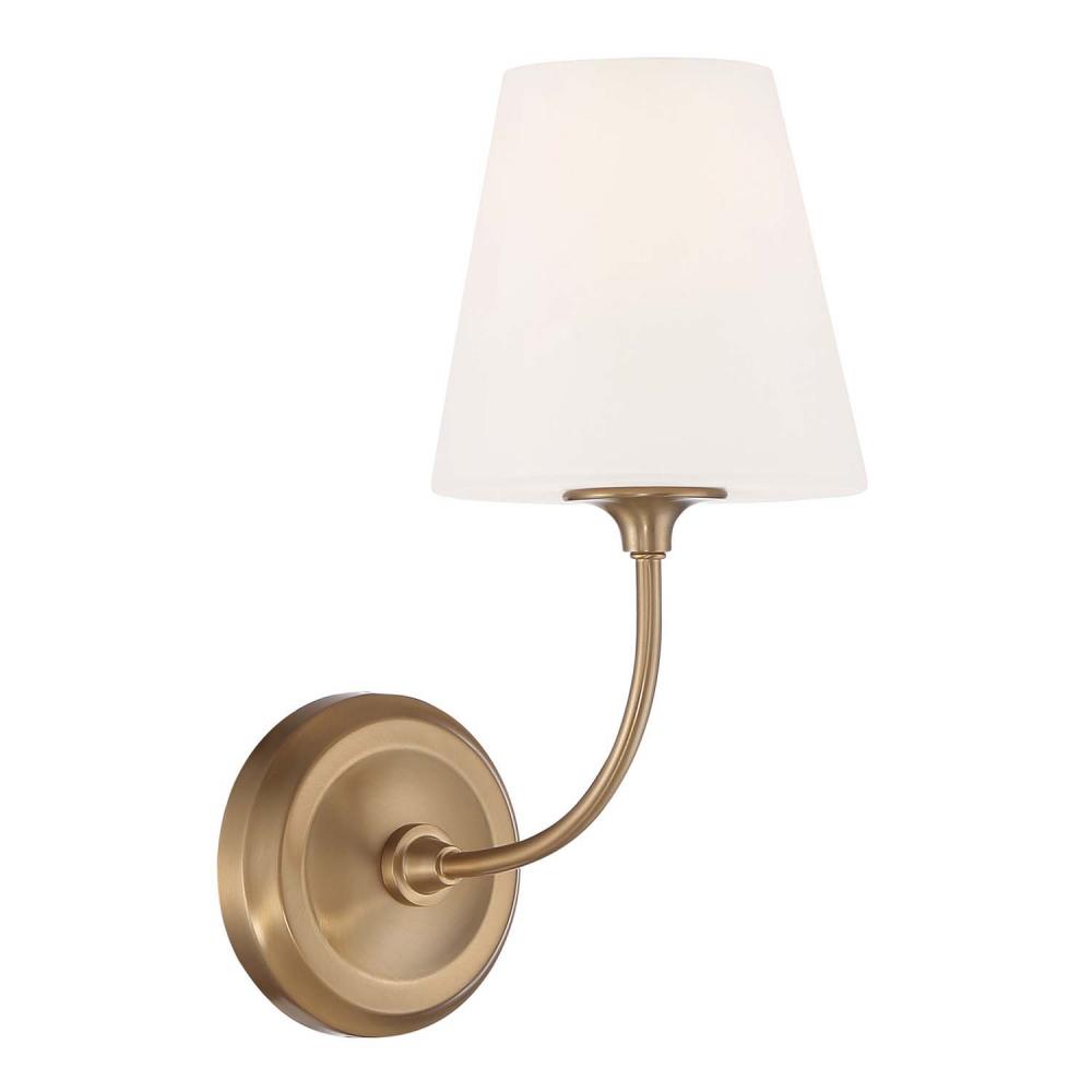 Libby Langdon Sylvan 1 Light Vibrant Gold Sconce