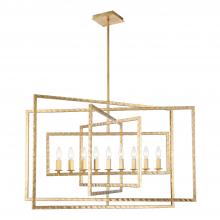 Crystorama 337-GA - Capri 9 Light Antique Gold Chandelier