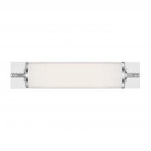 Crystorama FOS-A8051-CH - Foster 1 Light Polished Chrome Bathroom Vanity