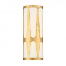 Crystorama ROY-802-GA - Royston 2 Light Antique Gold Sconce